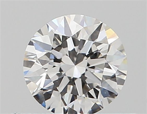 Picture of Natural Diamond 0.40 Carats, Round with Excellent Cut, E Color, VVS1 Clarity and Certified by GIA