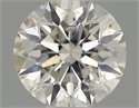 Natural Diamond 0.40 Carats, Round with Excellent Cut, H Color, SI2 Clarity and Certified by IGI