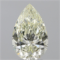 Natural Diamond 2.17 Carats, Pear with  Cut, K Color, SI1 Clarity and Certified by IGI