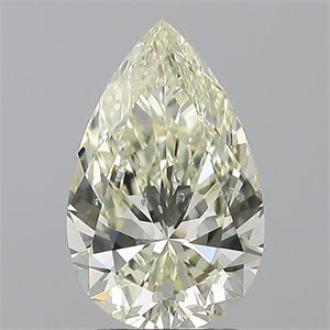 Picture of Natural Diamond 2.17 Carats, Pear with  Cut, K Color, SI1 Clarity and Certified by IGI