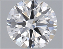 Natural Diamond 0.41 Carats, Round with Excellent Cut, F Color, SI1 Clarity and Certified by GIA