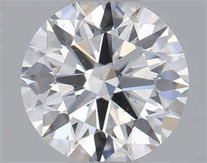 Picture of Natural Diamond 0.41 Carats, Round with Excellent Cut, F Color, SI1 Clarity and Certified by GIA