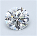 Natural Diamond 1.40 Carats, Round with Excellent Cut, D Color, VS1 Clarity and Certified by GIA