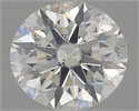 Natural Diamond 2.28 Carats, Round with Excellent Cut, J Color, SI1 Clarity and Certified by GIA