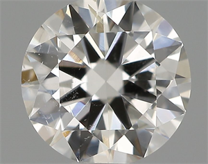 Picture of Natural Diamond 0.50 Carats, Round with Very Good Cut, I Color, SI1 Clarity and Certified by IGI