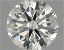 Natural Diamond 0.42 Carats, Round with Excellent Cut, G Color, SI1 Clarity and Certified by IGI