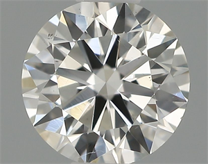 Picture of Natural Diamond 0.42 Carats, Round with Excellent Cut, G Color, SI1 Clarity and Certified by IGI