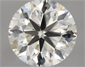 Natural Diamond 0.50 Carats, Round with Very Good Cut, J Color, VS1 Clarity and Certified by IGI