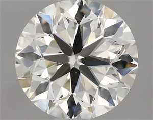 Picture of Natural Diamond 0.50 Carats, Round with Very Good Cut, J Color, VS1 Clarity and Certified by IGI