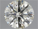 Natural Diamond 0.60 Carats, Round with Excellent Cut, K Color, VS2 Clarity and Certified by IGI