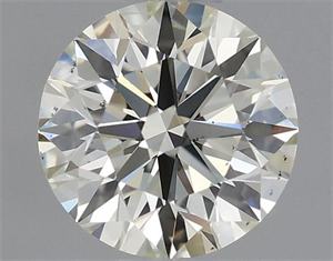 Picture of Natural Diamond 0.60 Carats, Round with Excellent Cut, K Color, VS2 Clarity and Certified by IGI