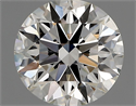 Natural Diamond 1.66 Carats, Round with Excellent Cut, G Color, IF Clarity and Certified by IGI