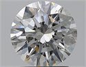 Natural Diamond 1.80 Carats, Round with Excellent Cut, F Color, SI2 Clarity and Certified by GIA