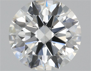 Picture of Natural Diamond 0.44 Carats, Round with Excellent Cut, F Color, IF Clarity and Certified by GIA