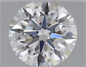 Natural Diamond 0.40 Carats, Round with Excellent Cut, E Color, VS1 Clarity and Certified by GIA