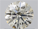 Natural Diamond 0.57 Carats, Round with Excellent Cut, J Color, VS1 Clarity and Certified by IGI