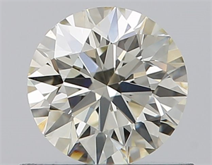 Picture of Natural Diamond 0.57 Carats, Round with Excellent Cut, J Color, VS1 Clarity and Certified by IGI