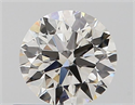 Natural Diamond 0.50 Carats, Round with Excellent Cut, I Color, VS2 Clarity and Certified by GIA