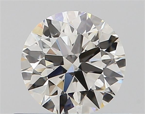 Picture of Natural Diamond 0.50 Carats, Round with Excellent Cut, I Color, VS2 Clarity and Certified by GIA