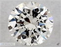 Natural Diamond 0.50 Carats, Round with Very Good Cut, I Color, SI1 Clarity and Certified by GIA