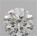 Natural Diamond 0.54 Carats, Round with Excellent Cut, I Color, SI1 Clarity and Certified by GIA