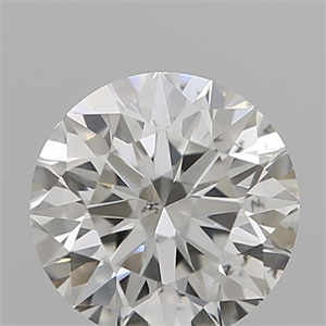 Picture of Natural Diamond 0.54 Carats, Round with Excellent Cut, I Color, SI1 Clarity and Certified by GIA