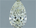 Natural Diamond 1.01 Carats, Pear with  Cut, J Color, VS1 Clarity and Certified by IGI