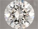 Natural Diamond 4.01 Carats, Round with Excellent Cut, I Color, VS1 Clarity and Certified by IGI