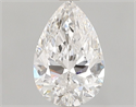 Natural Diamond 1.00 Carats, Pear with  Cut, E Color, VVS2 Clarity and Certified by GIA