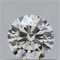 Natural Diamond 0.40 Carats, Round with Excellent Cut, I Color, VS2 Clarity and Certified by GIA