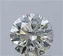 Natural Diamond 0.70 Carats, Round with Excellent Cut, K Color, VS2 Clarity and Certified by IGI