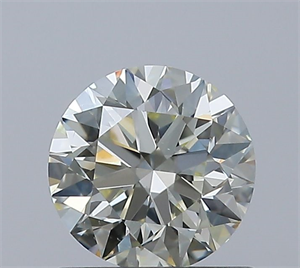 Picture of Natural Diamond 0.70 Carats, Round with Excellent Cut, K Color, VS2 Clarity and Certified by IGI