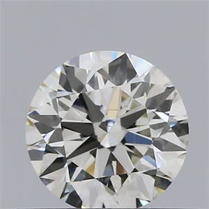 Picture of Natural Diamond 0.40 Carats, Round with Excellent Cut, H Color, VVS2 Clarity and Certified by IGI