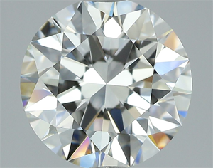 Picture of Natural Diamond 1.91 Carats, Round with Excellent Cut, I Color, VVS2 Clarity and Certified by GIA