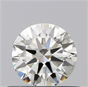 Natural Diamond 0.50 Carats, Round with Excellent Cut, J Color, VS1 Clarity and Certified by GIA