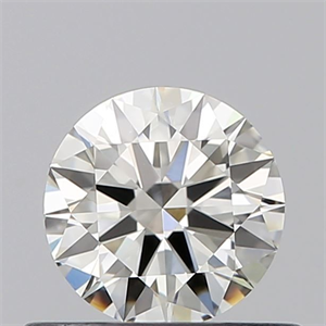 Picture of Natural Diamond 0.50 Carats, Round with Excellent Cut, J Color, VS1 Clarity and Certified by GIA