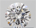 Natural Diamond 0.40 Carats, Round with Excellent Cut, D Color, SI1 Clarity and Certified by GIA