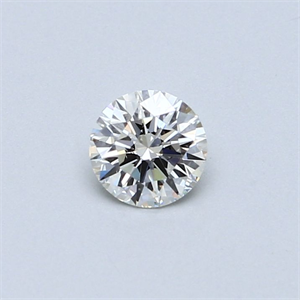 Picture of Natural Diamond 0.41 Carats, Round with Excellent Cut, H Color, VVS2 Clarity and Certified by GIA