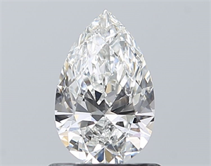 Picture of Natural Diamond 0.71 Carats, Pear with  Cut, F Color, VS1 Clarity and Certified by GIA