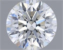 Natural Diamond 0.40 Carats, Round with Excellent Cut, H Color, SI2 Clarity and Certified by GIA