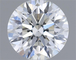 Picture of Natural Diamond 0.40 Carats, Round with Excellent Cut, H Color, SI2 Clarity and Certified by GIA