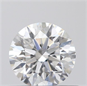 Natural Diamond 0.43 Carats, Round with Excellent Cut, D Color, VVS2 Clarity and Certified by GIA