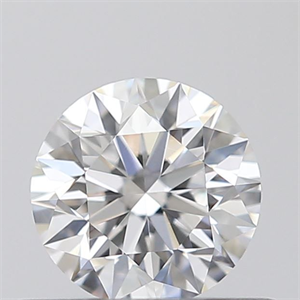 Picture of Natural Diamond 0.43 Carats, Round with Excellent Cut, D Color, VVS2 Clarity and Certified by GIA