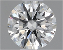 Natural Diamond 0.43 Carats, Round with Excellent Cut, H Color, VS1 Clarity and Certified by IGI