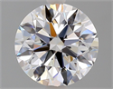 Natural Diamond 1.77 Carats, Round with Excellent Cut, E Color, IF Clarity and Certified by GIA