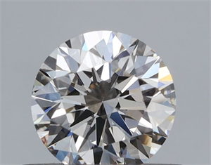 Picture of Natural Diamond 0.50 Carats, Round with Excellent Cut, J Color, VVS1 Clarity and Certified by GIA