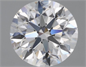 Natural Diamond 1.90 Carats, Round with Excellent Cut, D Color, IF Clarity and Certified by GIA