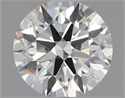 Natural Diamond 0.55 Carats, Round with Excellent Cut, J Color, VS2 Clarity and Certified by GIA