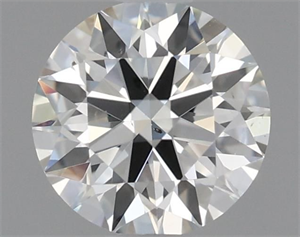 Picture of Natural Diamond 0.55 Carats, Round with Excellent Cut, J Color, VS2 Clarity and Certified by GIA