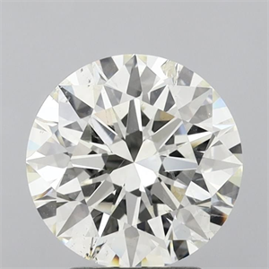 Picture of Natural Diamond 3.05 Carats, Round with Excellent Cut, I Color, SI1 Clarity and Certified by IGI